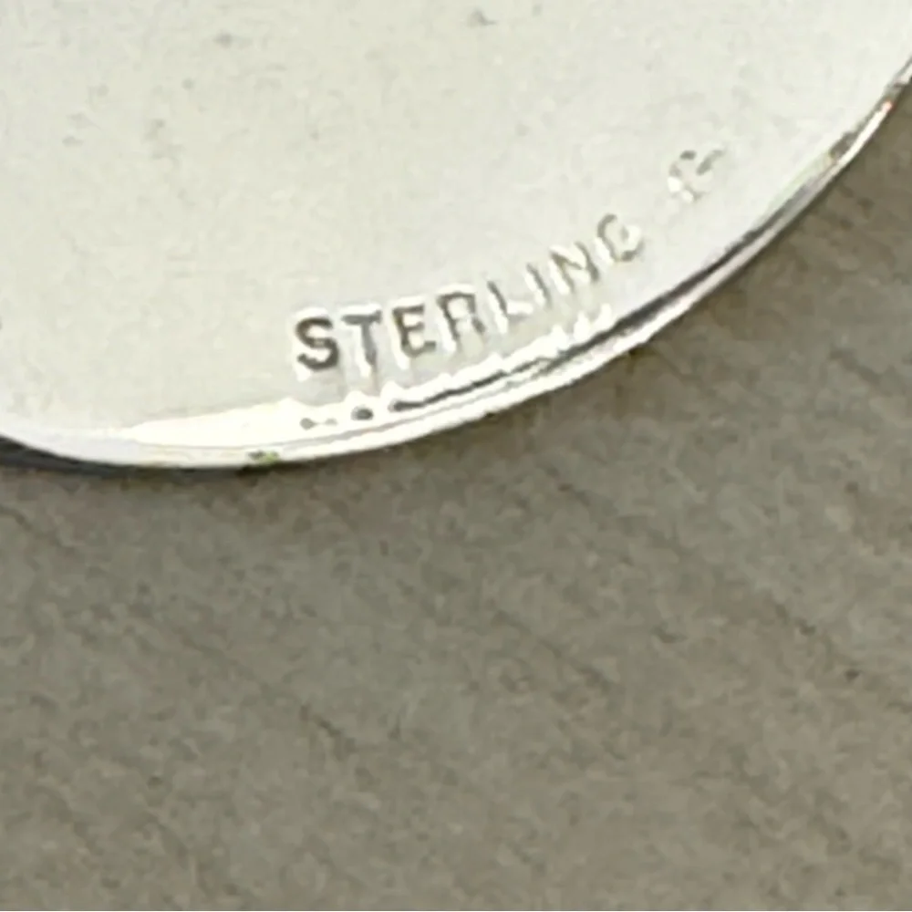 Sterling Silver Bracelet/Anklet With Mother Monogrammed Charm